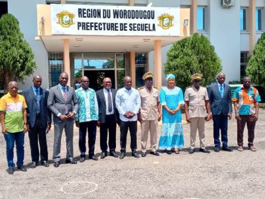ANADER à Séguéla : présentation du programme COCOA Life aux autorités du Worodougou